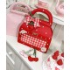 Mademoiselle Pearl Cherry Handbag(Reservation/2 Colours/Full Payment Without Shipping)